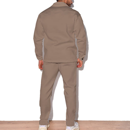 Men's tracksuit with sporty design and practical pockets Skorter