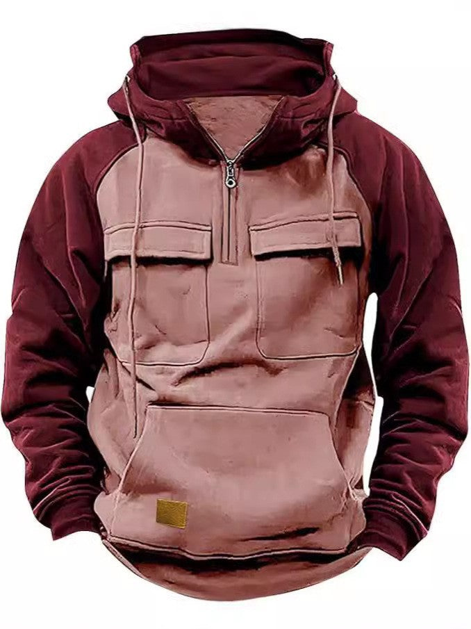 Men's stylish hoodie with functional pockets Skorter
