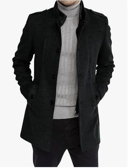 Men's stylish leisure jacket with protective collar and practical side pockets Skorter