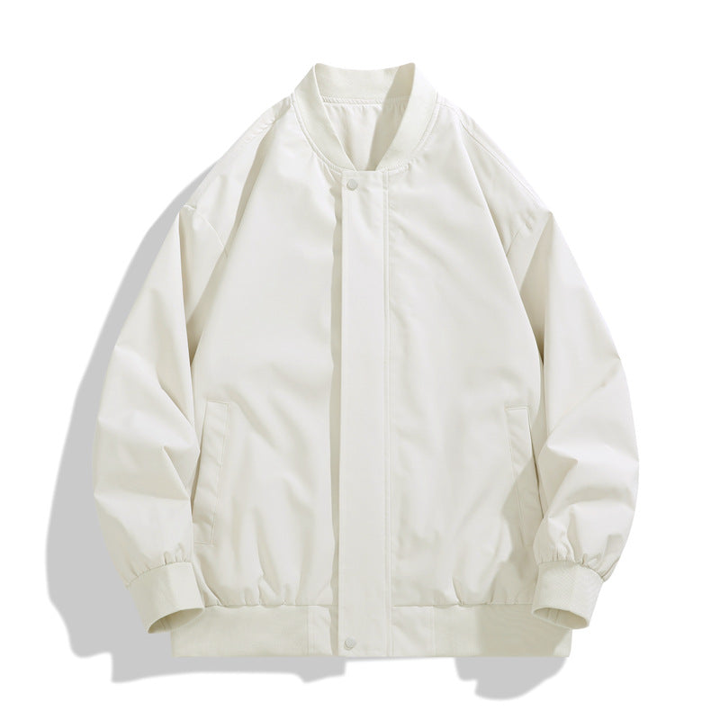 Men's sporty transitional jacket with high collar and practical side pockets Skorter