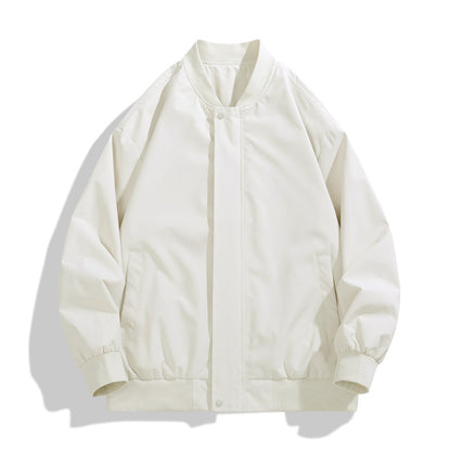 Men's sporty transitional jacket with high collar and practical side pockets Skorter