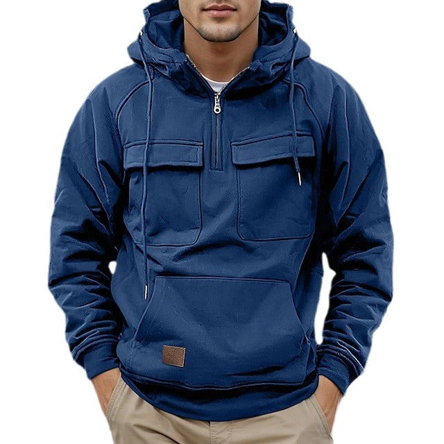 Men's stylish hooded jacket with practical pockets Skorter