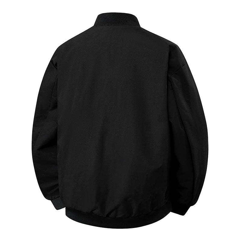Men's stylish bomber jacket with uncomplicated cut and elastic cuffs Skorter