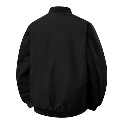 Men's stylish bomber jacket with uncomplicated cut and elastic cuffs Skorter