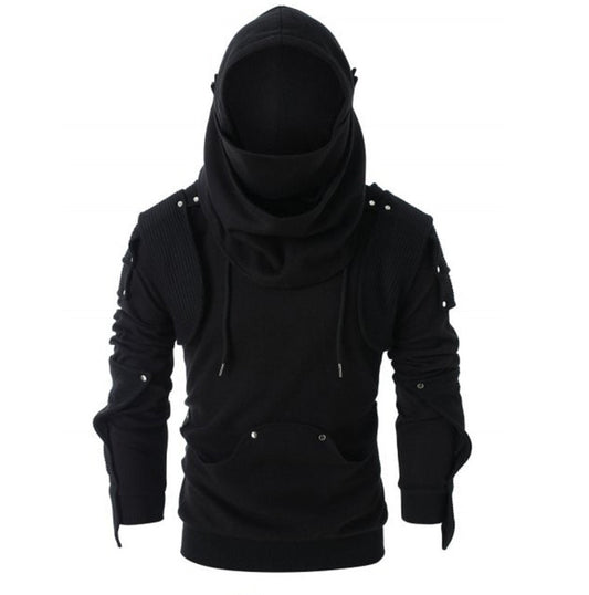 Men's stylish hoodie with innovative collar and practical pockets Skorter