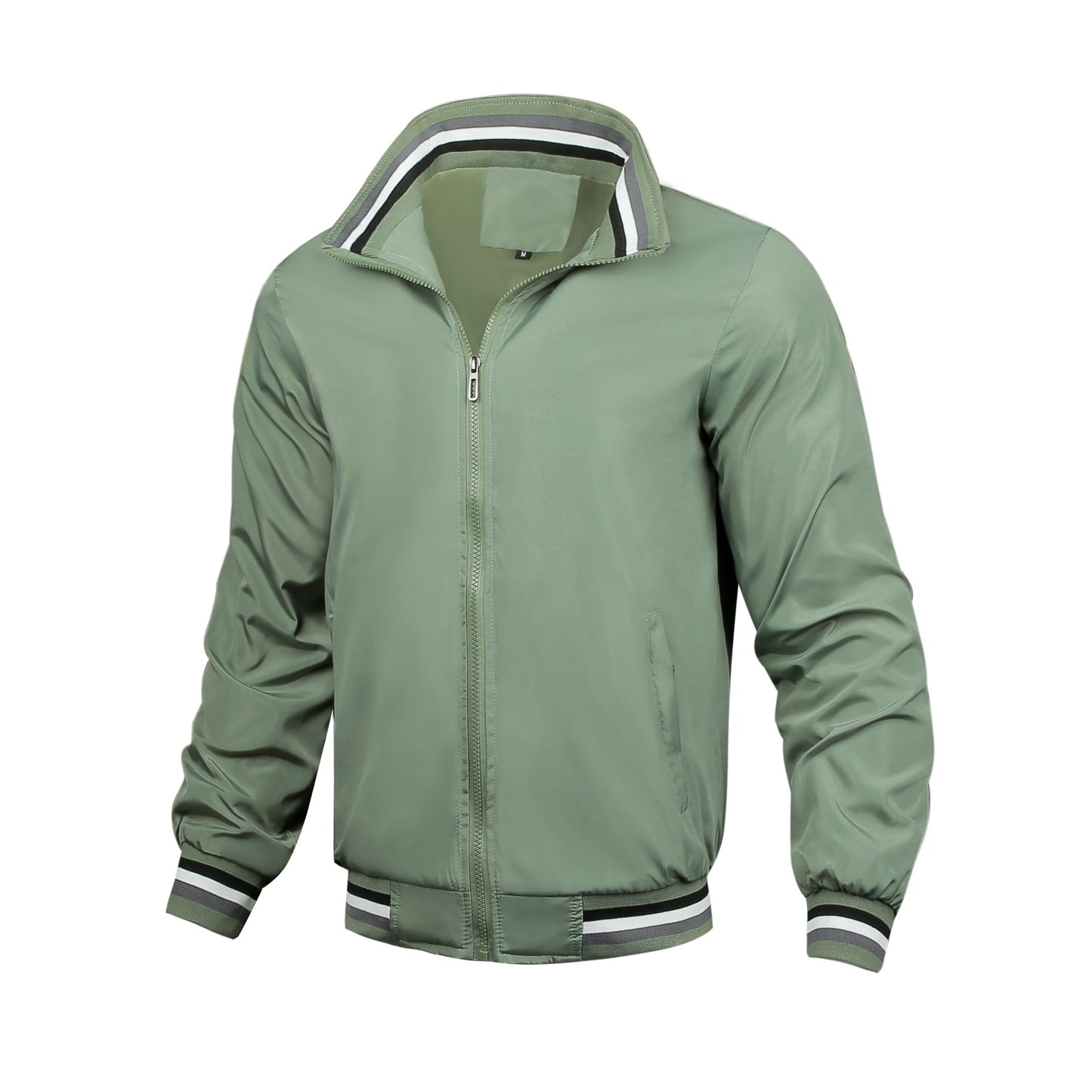 Men's sporty windbreaker with textured collar and breathable technology Skorter