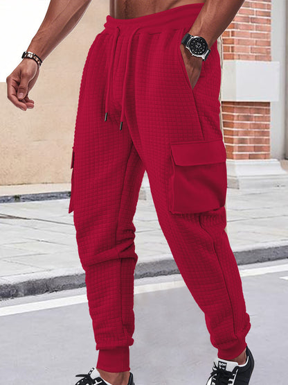 Herr cargo joggingbyxor med andningsbart material och praktiska sidofickor Skorter