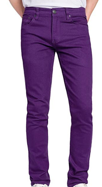 Men's Comfortable Summer Chinos with Side Pockets and Elastic Waistband Skorter