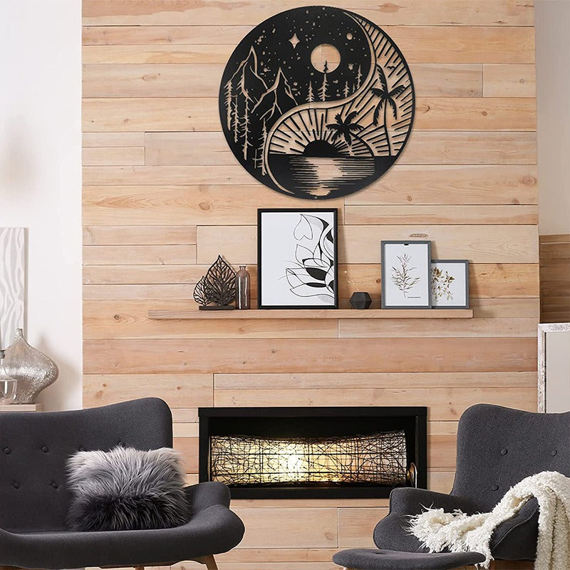 skorter | Black Metal Wall Art Home Decor