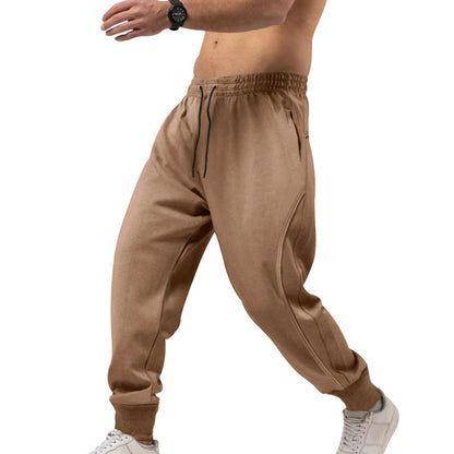 Men's sporty jogging pants with elastic waistband and pockets Skorter