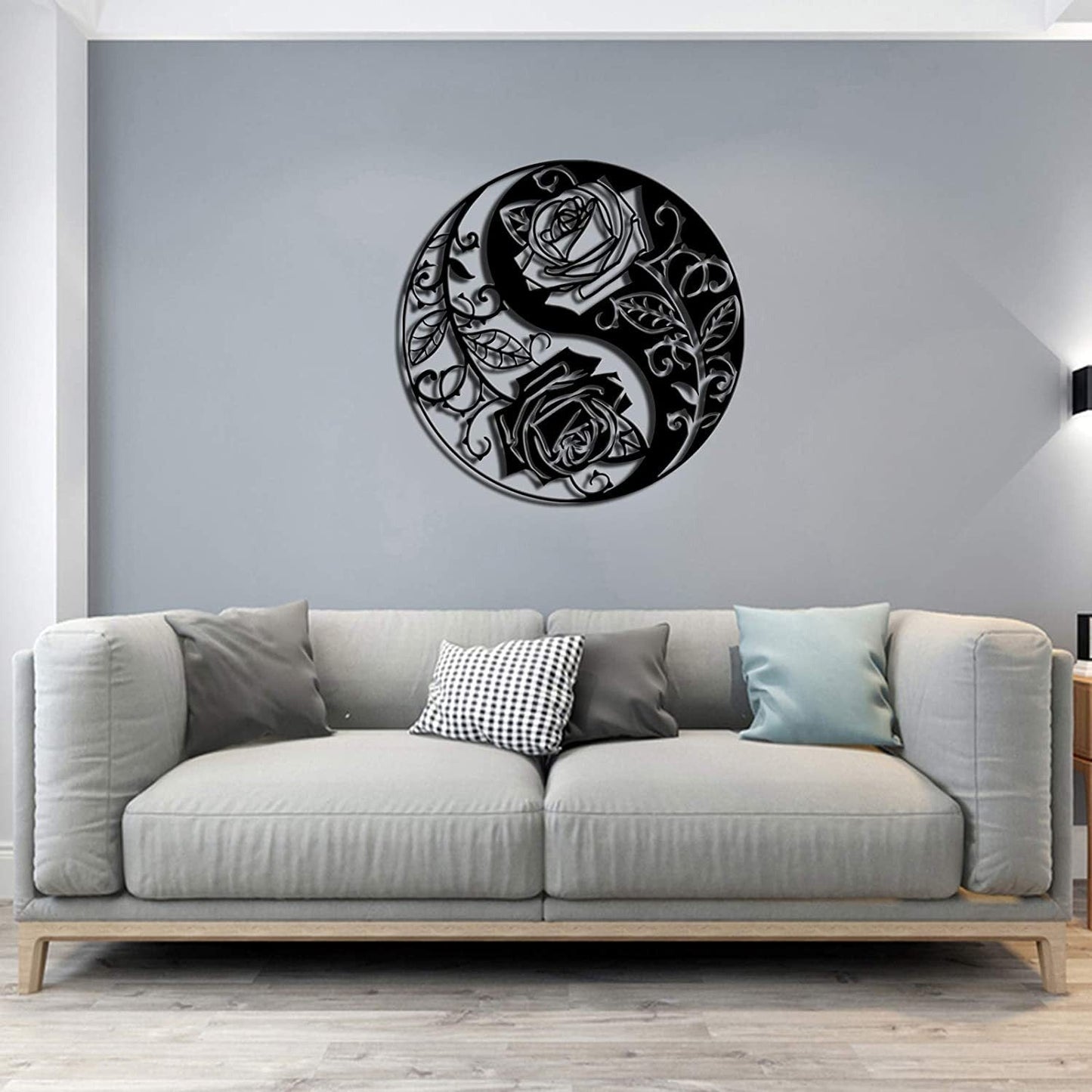 skorter | Black Metal Wall Art Home Decor