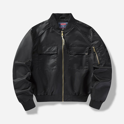 Men's utility bomber jacket with multiple pockets and modular design Skorter