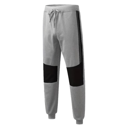 Men's sporty sweatpants with color block design and elastic waistband Skorter
