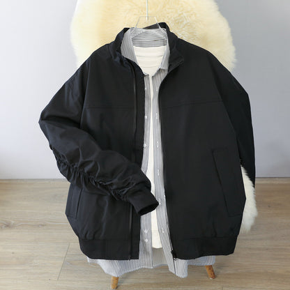 Men's transitional jacket with elastic arm openings and practical pockets Skorter