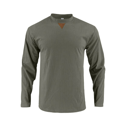 Men's sporty long-sleeve shirt with innovative texture design Skorter