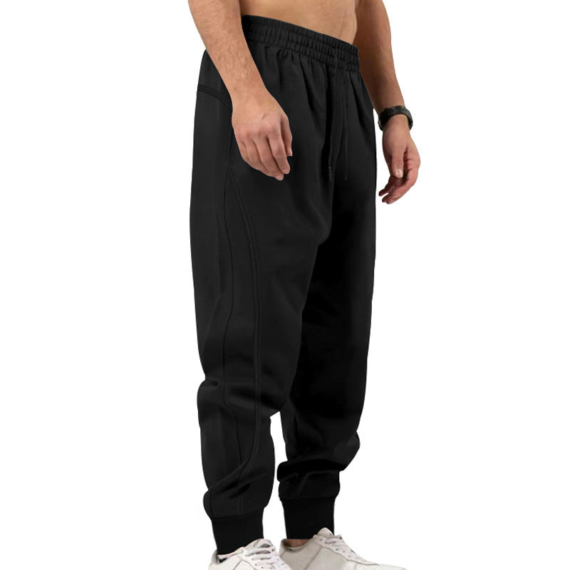 Men's sporty training pants with side zipper Skorter
