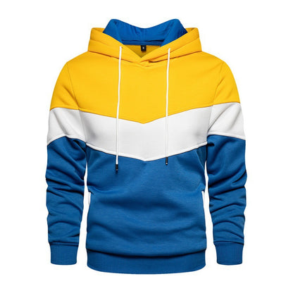 Men's sporty hoodie with modern color block design and breathable properties Skorter