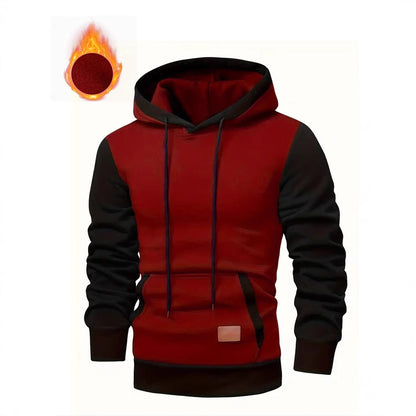Men's stylish hoodie with practical pockets and contrasting design Skorter