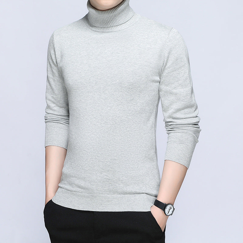 Men's turtleneck sweater made of high-quality, breathable cotton Skorter