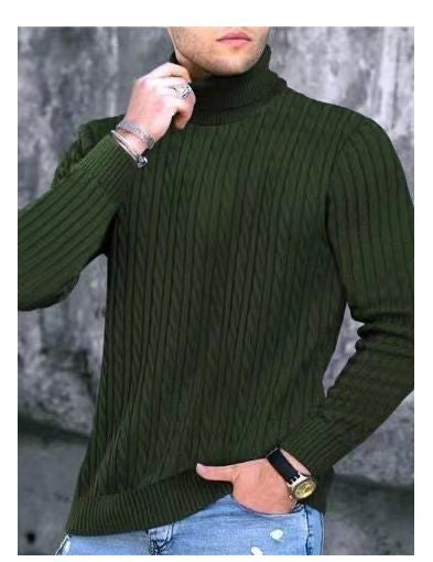 Men's turtleneck sweater made of comfortable knit quality Skorter