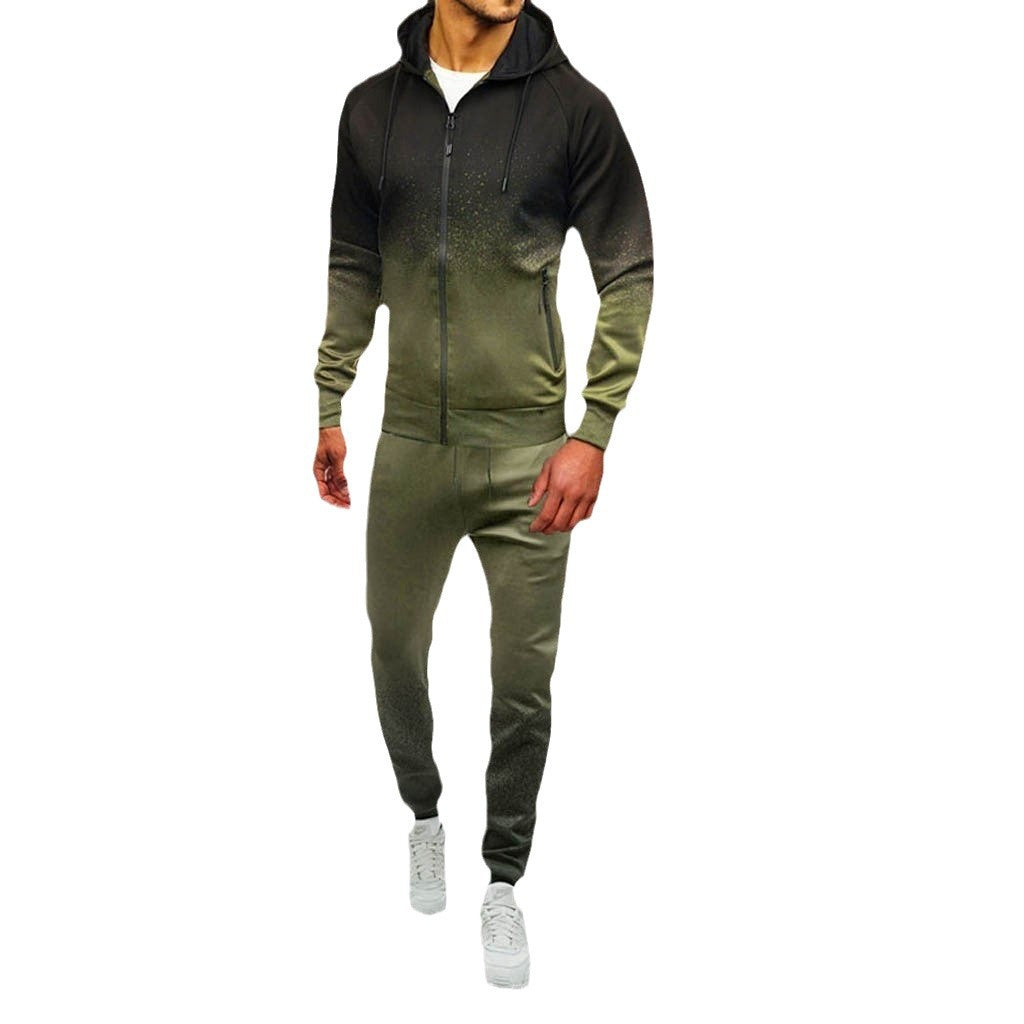 Men's tracksuit with modern gradient and comfortable material Skorter