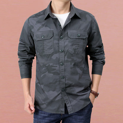 Kamouflageskjorta för herr Skorter