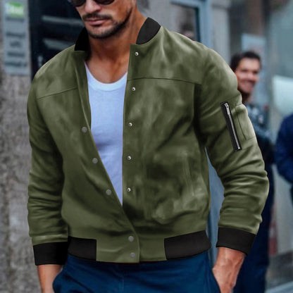Herrbomberjacka med praktiska dragkedjefickor Skorter