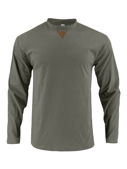 Men's sporty long-sleeve shirt with innovative texture design Skorter