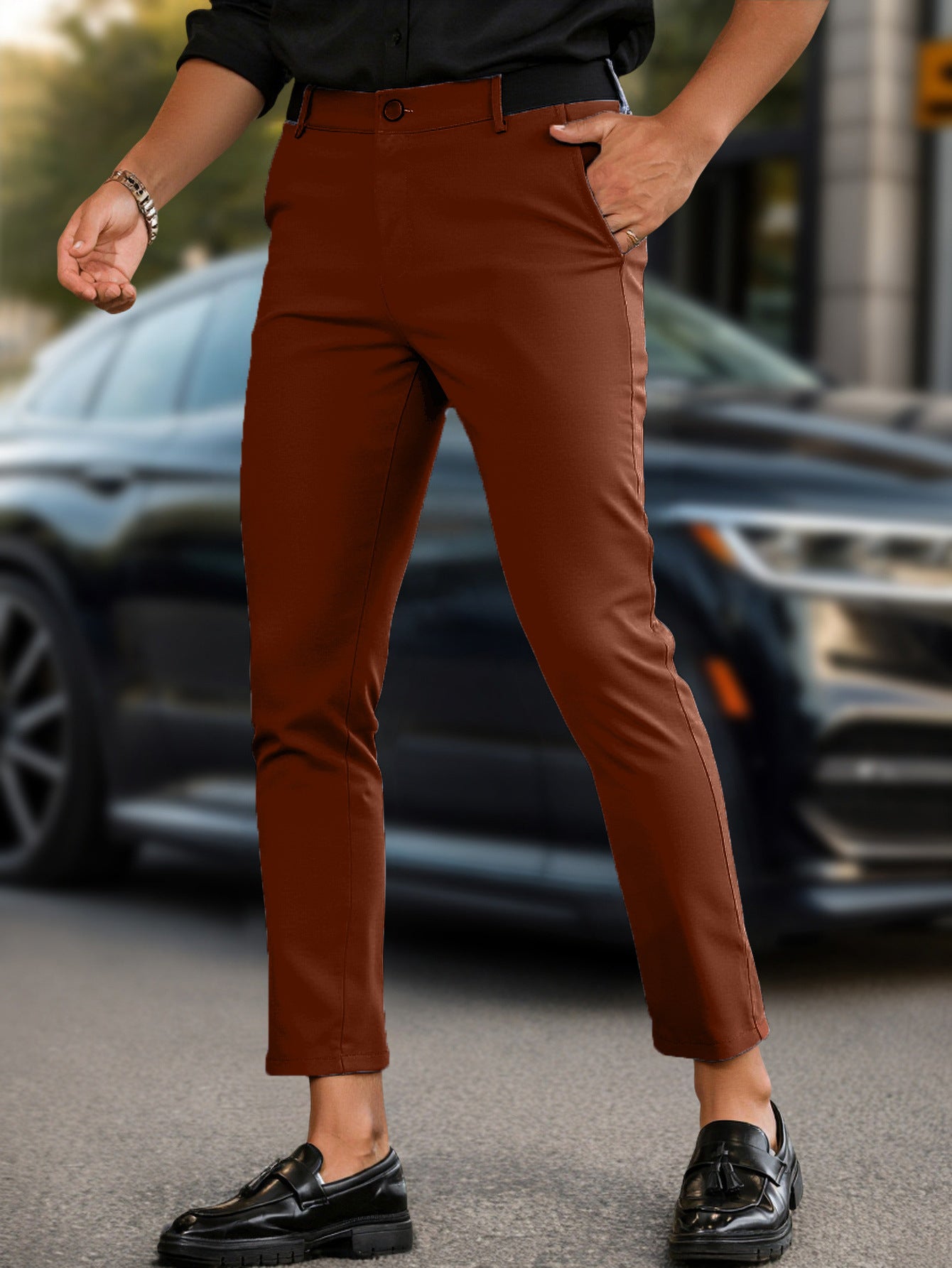 Men's stylish Slim-Fit Chino pants Skorter