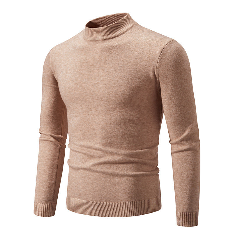 Men's trendy turtleneck sweater made of fine knit quality Skorter