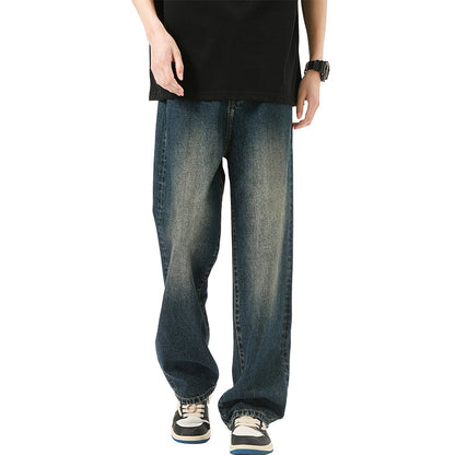 Men's wide jeans with a casual cut Skorter