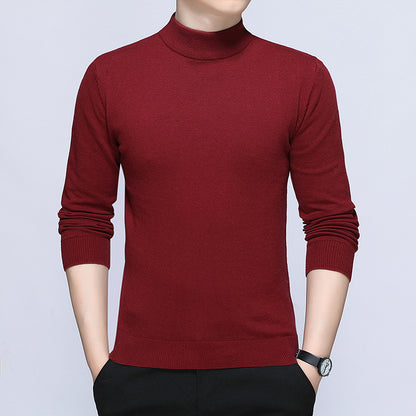 Men's stylish turtleneck sweater made of soft cotton blend Skorter