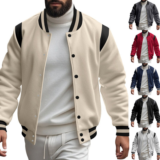 Men's stylish sweatshirt jacket in sports look Skorter