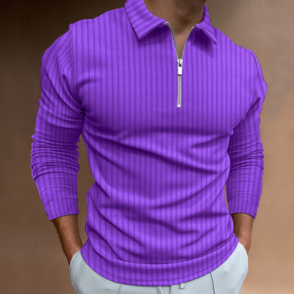 Men's stylish polo shirt with zipper Skorter