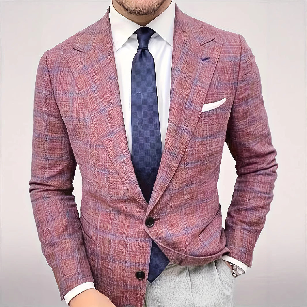 Men's stylish checked blazer Skorter