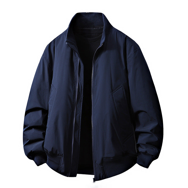 Men's transitional jacket with high collar and practical side pockets Skorter