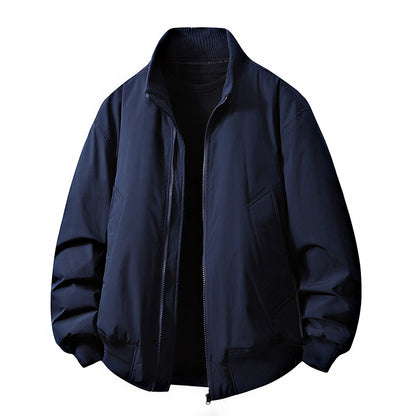 Men's transitional jacket with high collar and practical side pockets Skorter