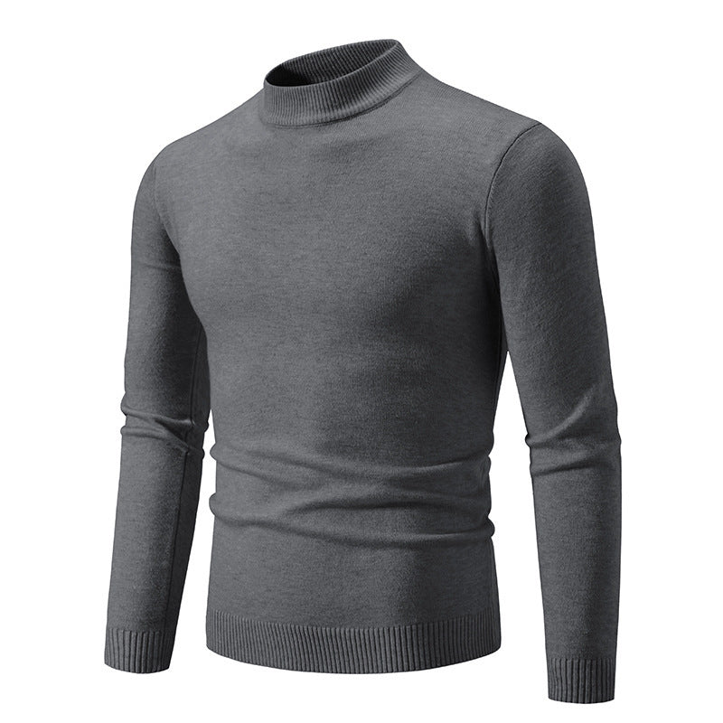 Men's trendy turtleneck sweater made of fine knit quality Skorter