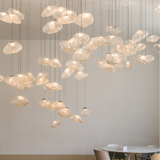 Skorter | CloudNova Glass Pendant Light | Modern Design | Unique Cloud Look | Ambient Lighting