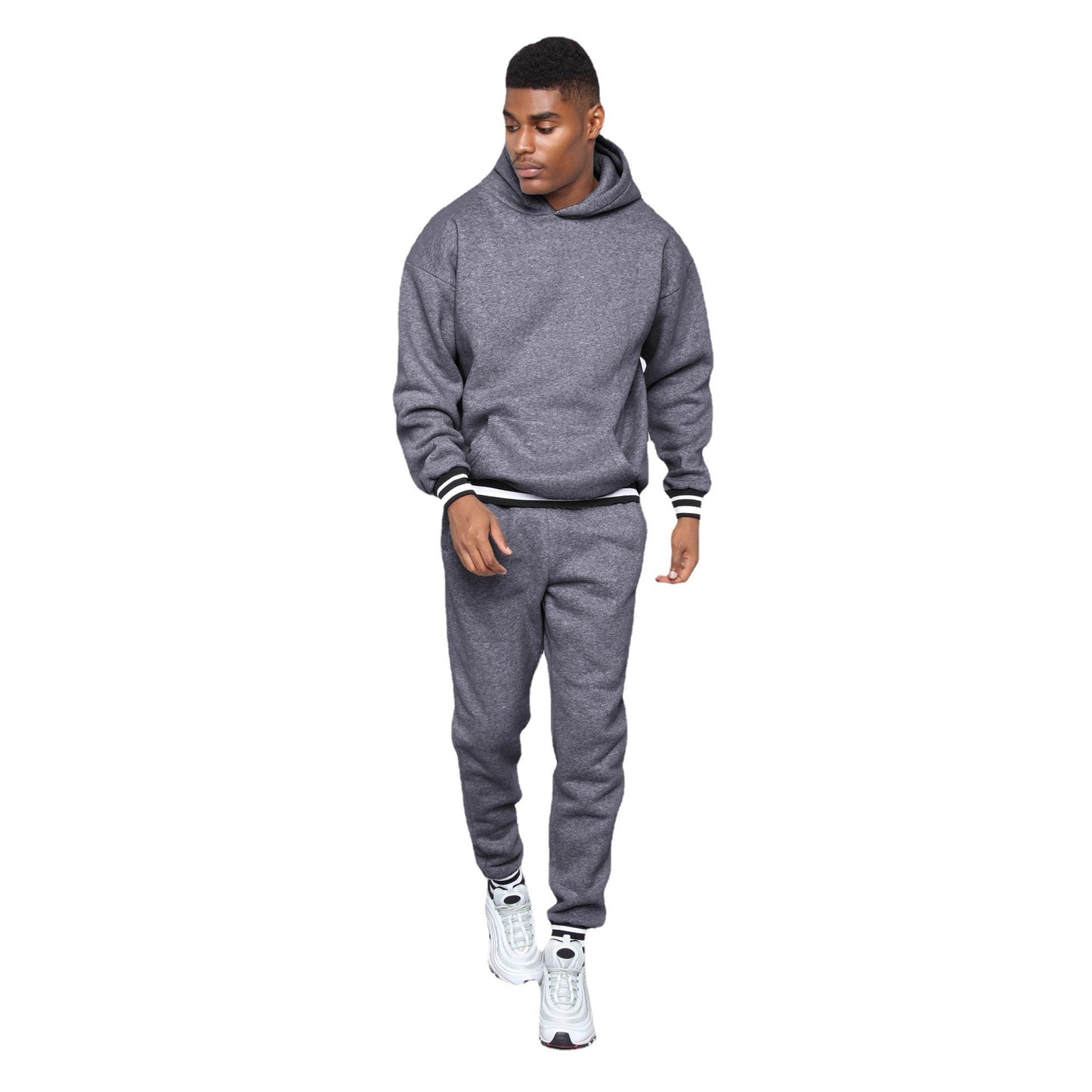 Men's sporty sweatshirt with comfortable joggers in urban style Skorter