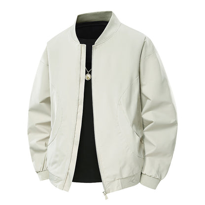 Men's stylish bomber jacket with uncomplicated cut and elastic cuffs Skorter