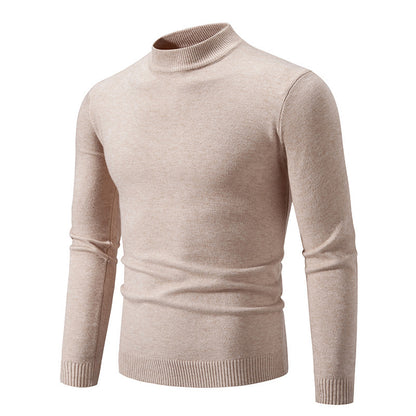 Men's trendy turtleneck sweater made of fine knit quality Skorter