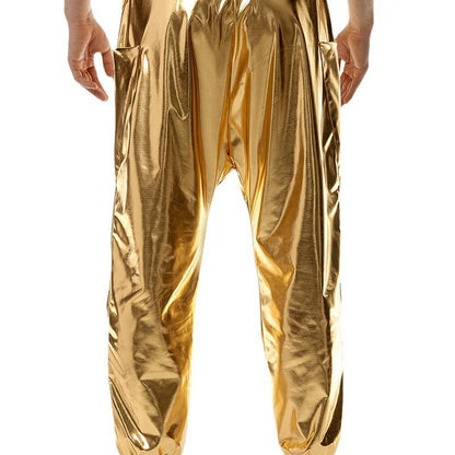 Men's stylish high-performance jogging pants made of shiny material Skorter