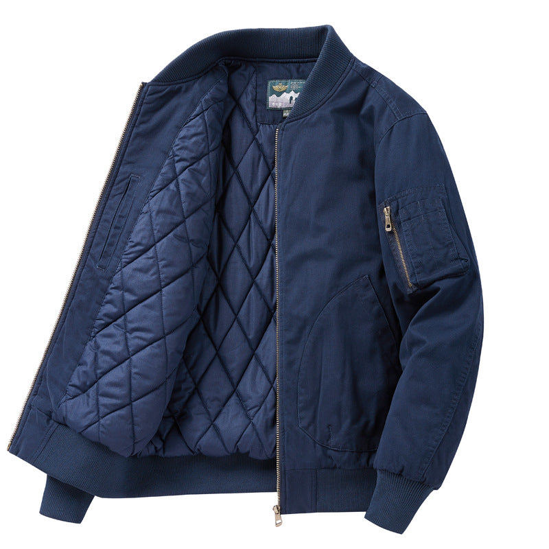 Men's Bomber Jacket with Numerous Practical Pockets Skorter