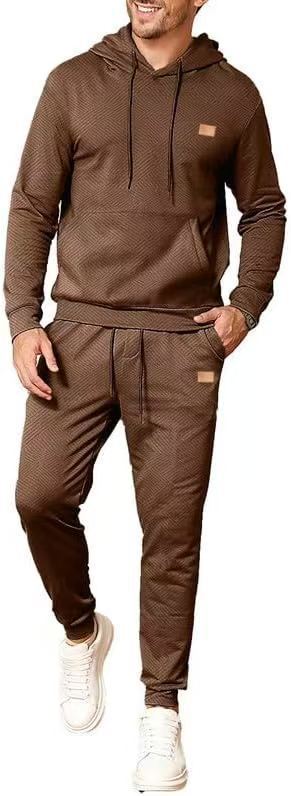 Men's sporty lounge set with stylish hood and practical pockets Skorter
