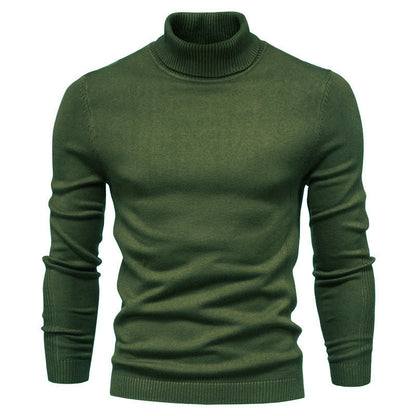 Men's stylish turtleneck sweater made of fine Merino wool Skorter