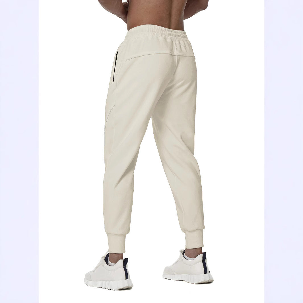 Herrjoggingbyxor med ergonomisk skärning och sidoinsatser, skorter