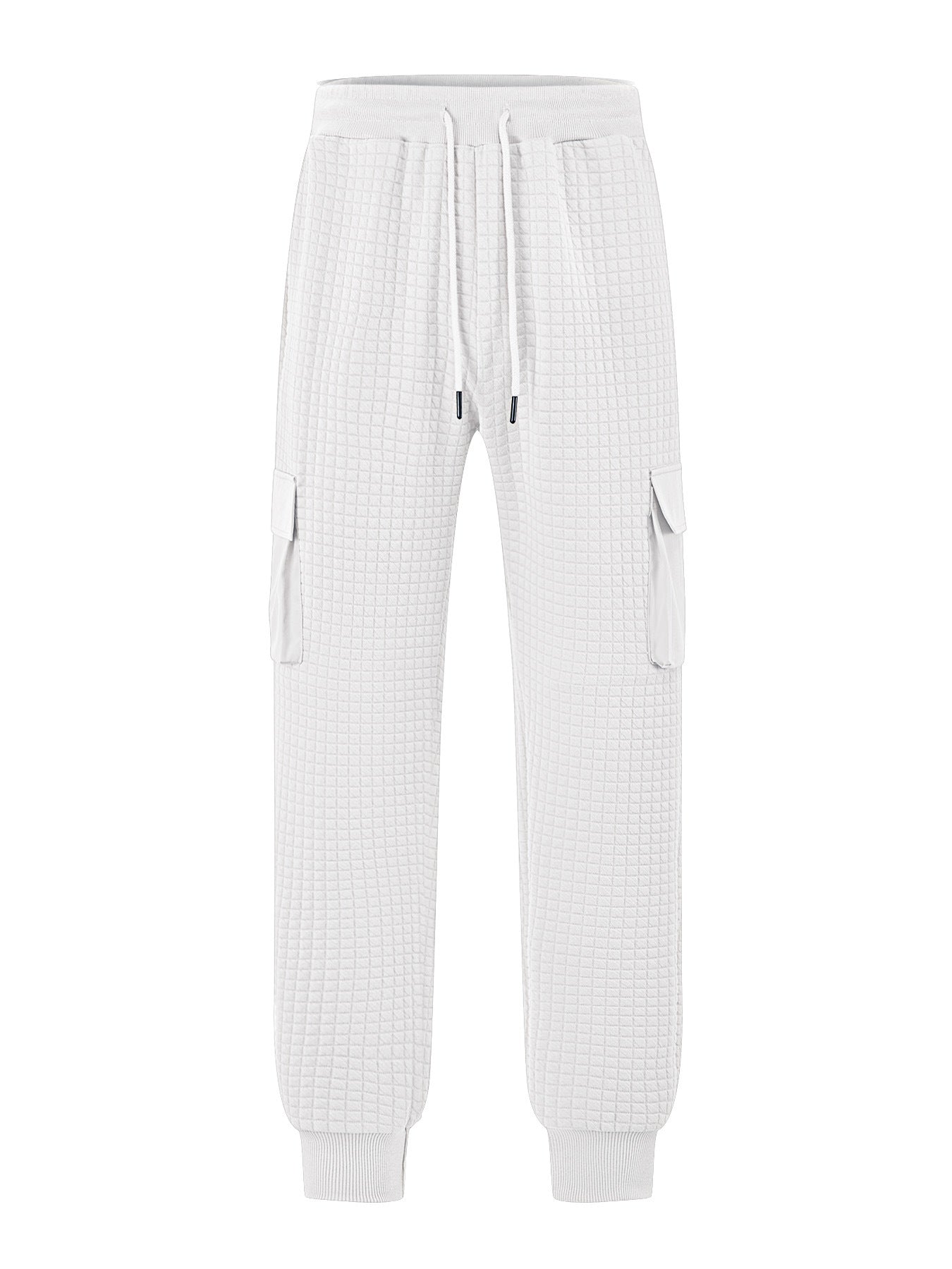 Men's cargo jogging pants with textured design and practical pockets Skorter