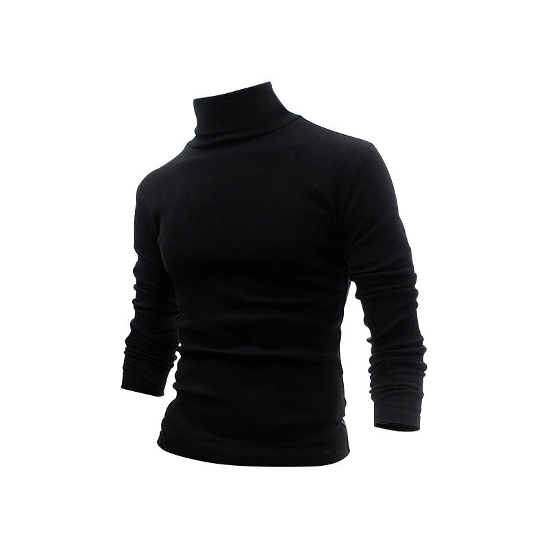 Men's turtleneck sweater made of fine cotton Skorter