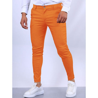 Men's chinos in slim-fit cut from Skorter
